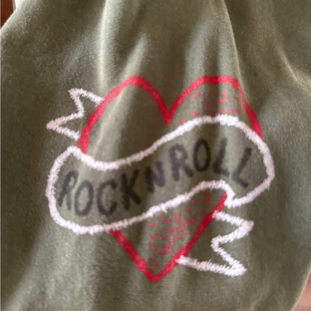 Lauren Moshi button down Shirt with Eagle Patch - Picture 3 of 4